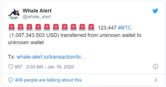 CTO Bitfinex объяснил природу неизвестного перевода биткоинов на $1 млрд