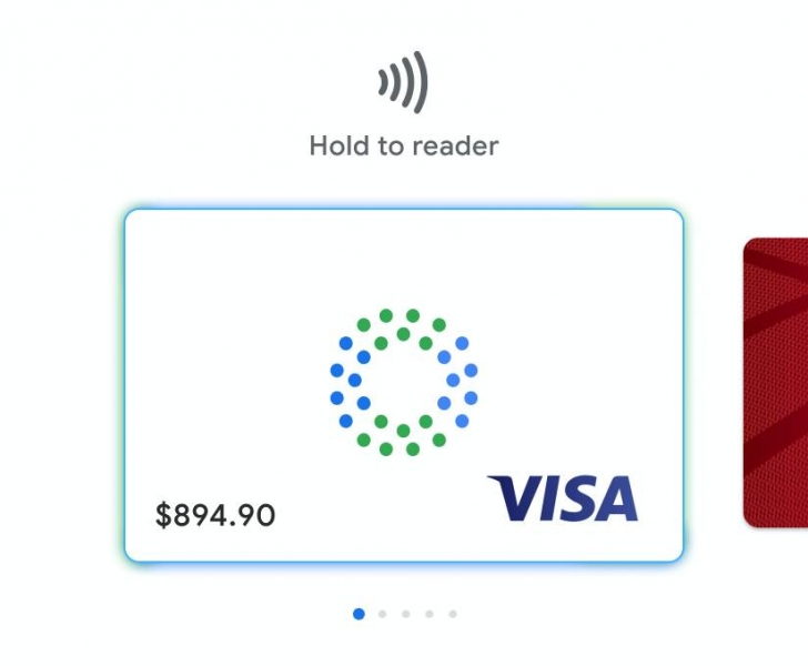 Дебетовая карта Google Pay Card на платёжной системе Visa