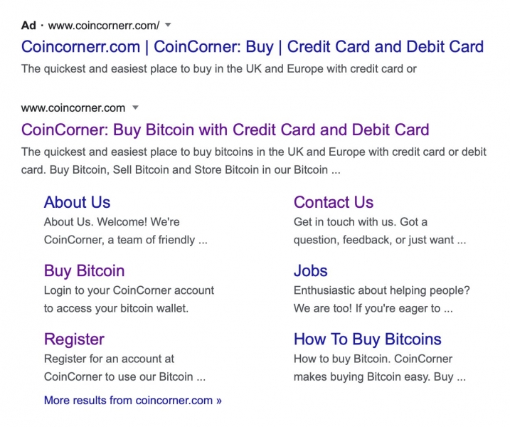 Google запретил рекламироваться реальной крипто-компании, но разрешил её мошенническому клону
