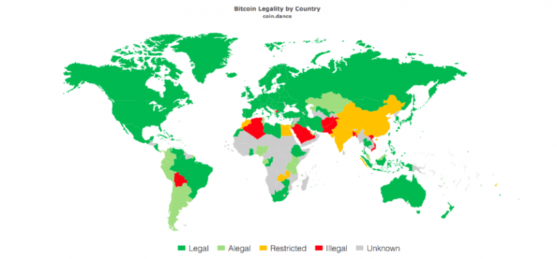 Каков правовой статус криптовалют в мире на 2020 год