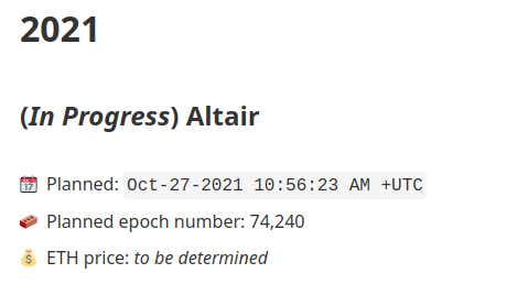 Разработчики отчитались об успешной реализации обновления Altair для Ethereum 